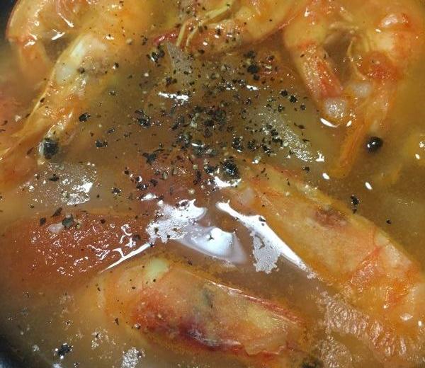 西红柿土豆洋葱虾汤