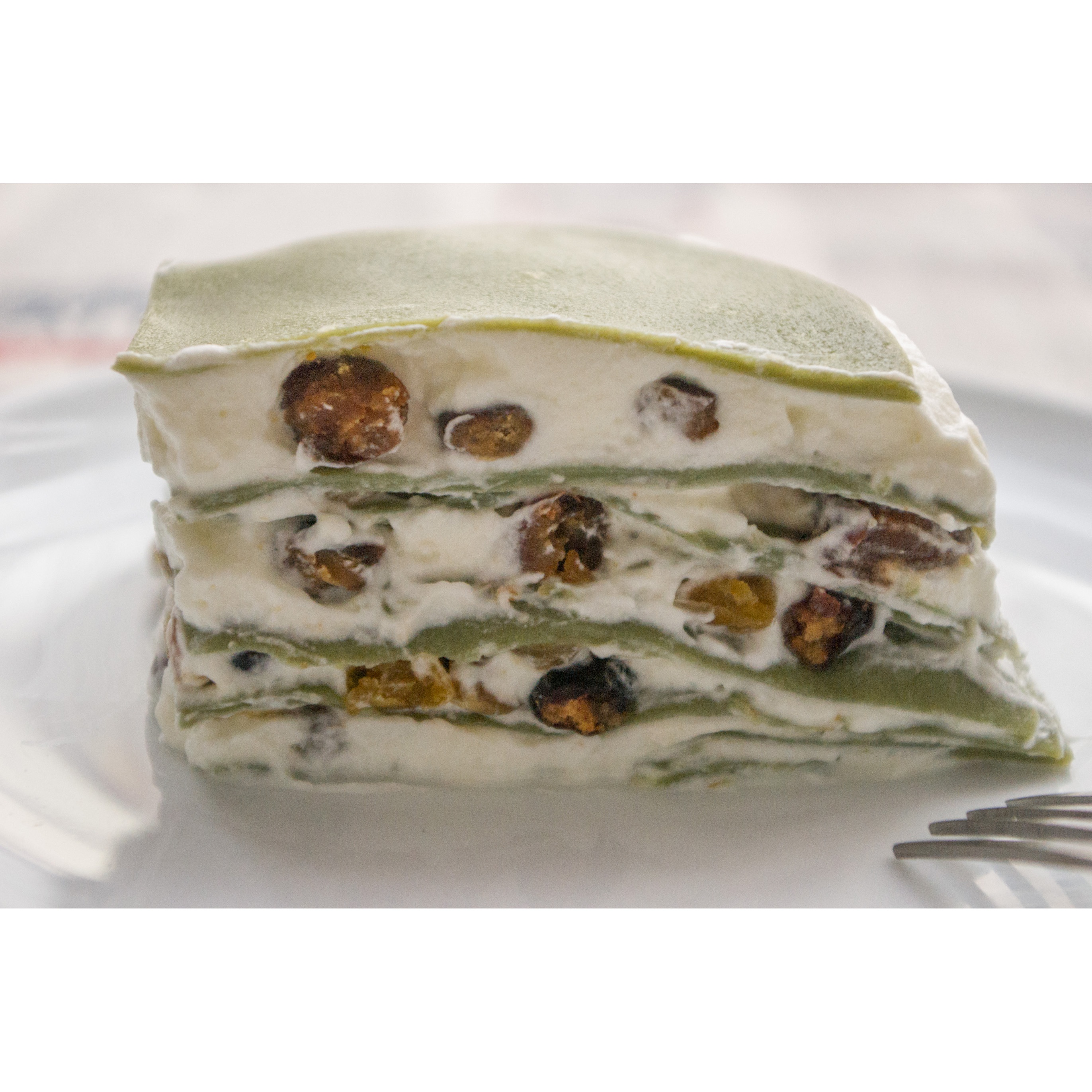 抹茶红豆千层可丽饼