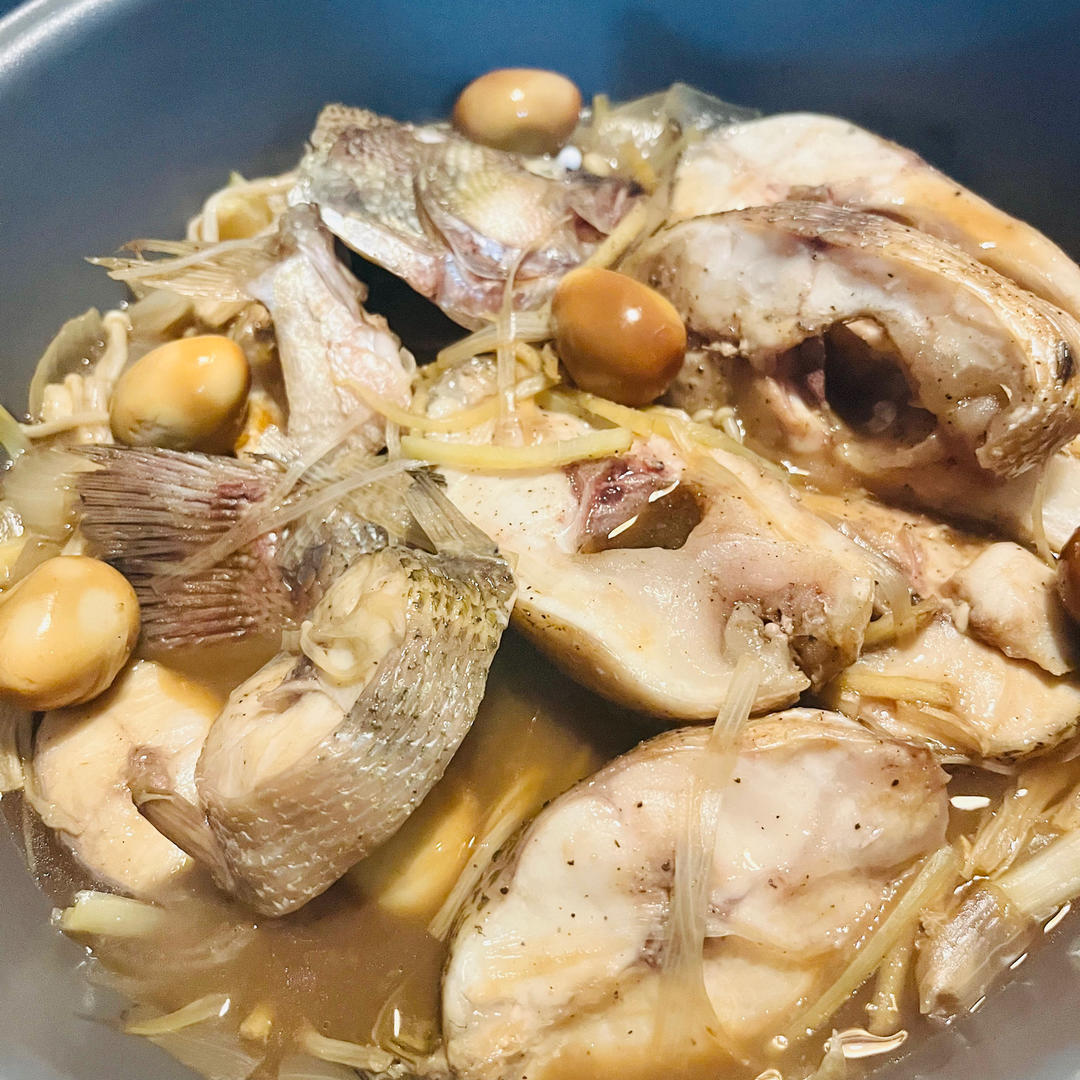 十五分钟鲜嫩无水焗鲈鱼