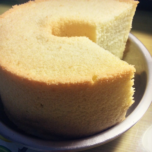 青井老师的焦糖戚风蛋糕