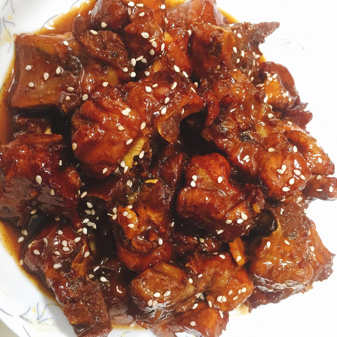 不用一滴酱油的糖醋排骨