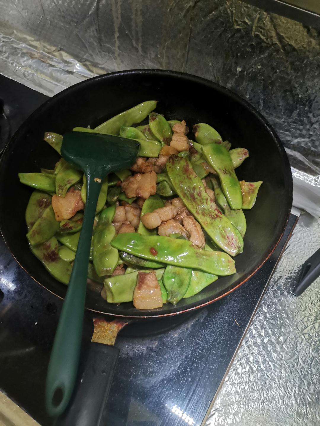 东北油豆角炖肉