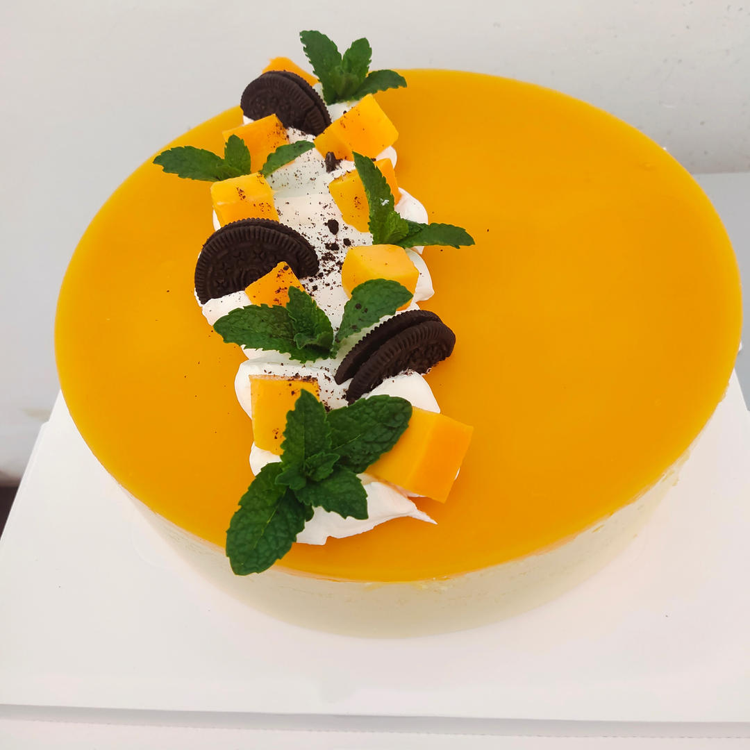 芒果牛奶慕斯10寸圆模