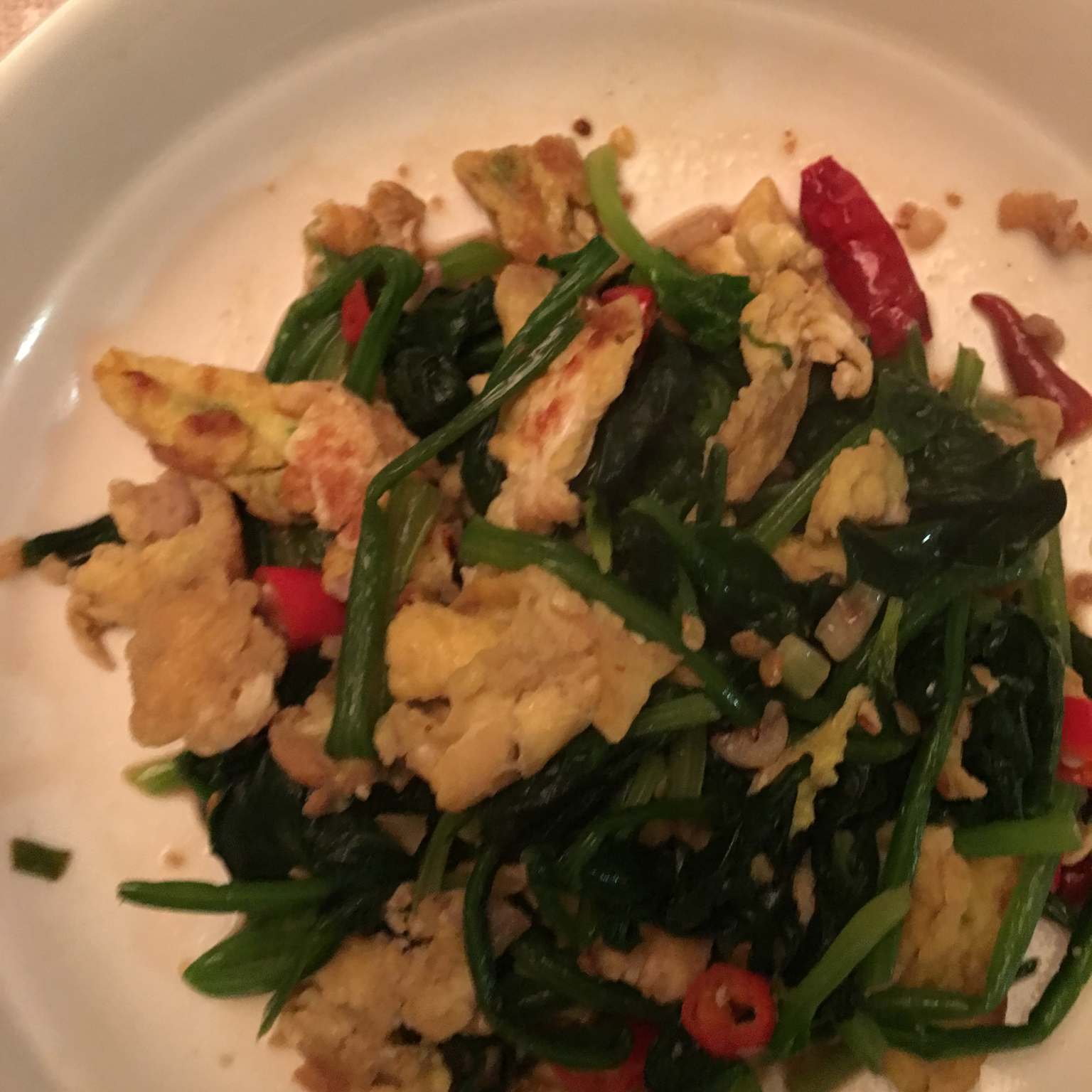极简菠菜炒蛋【三分钟快手菜