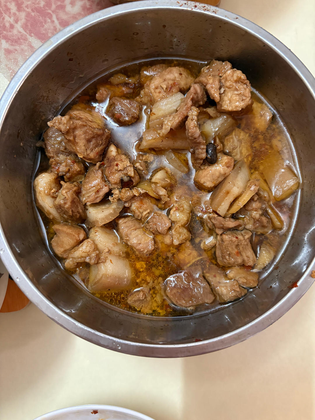 生蒸肉