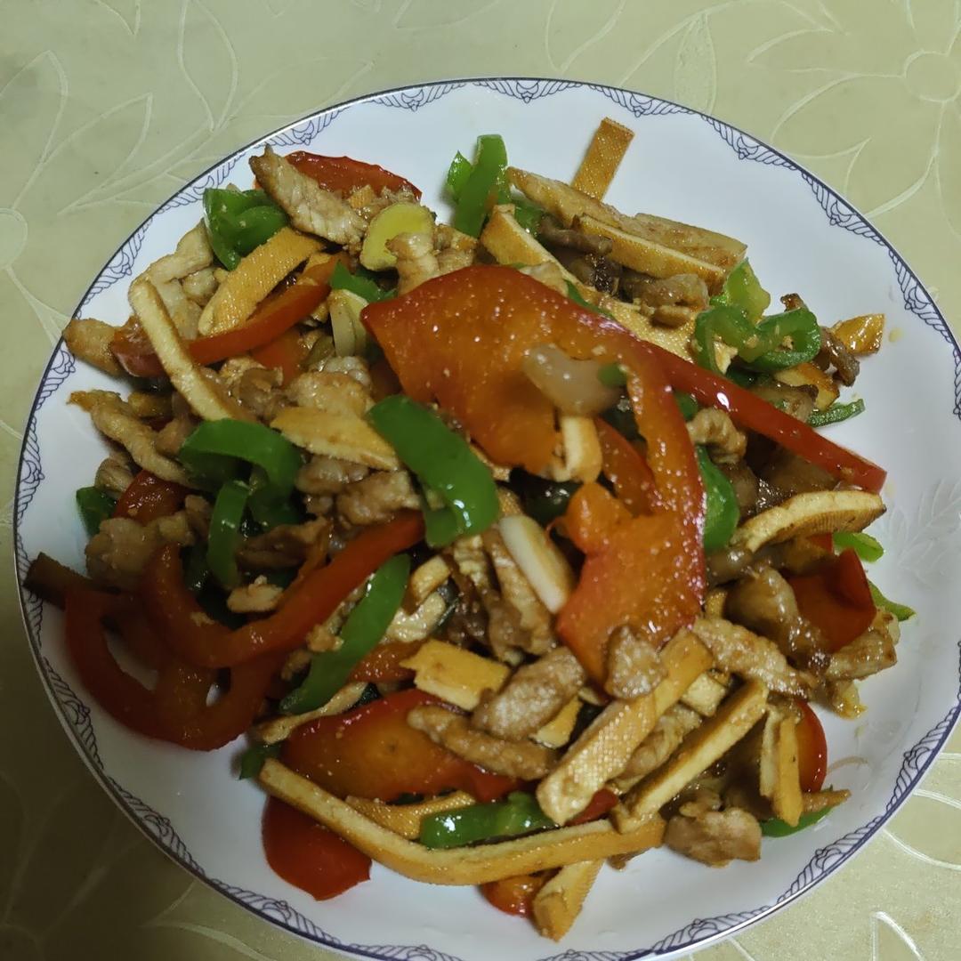 豆干炒肉丝
