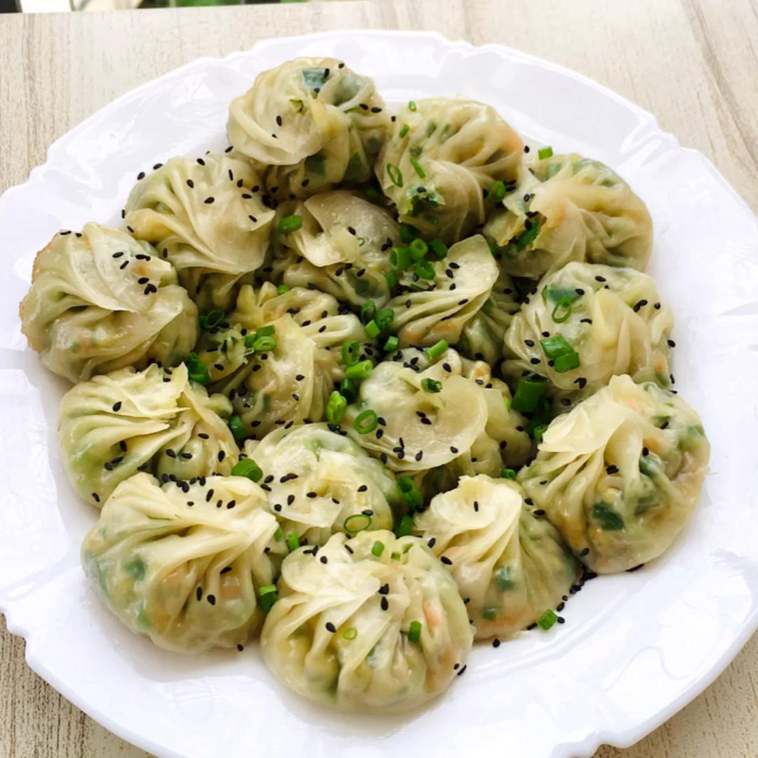 饺子皮版生煎包