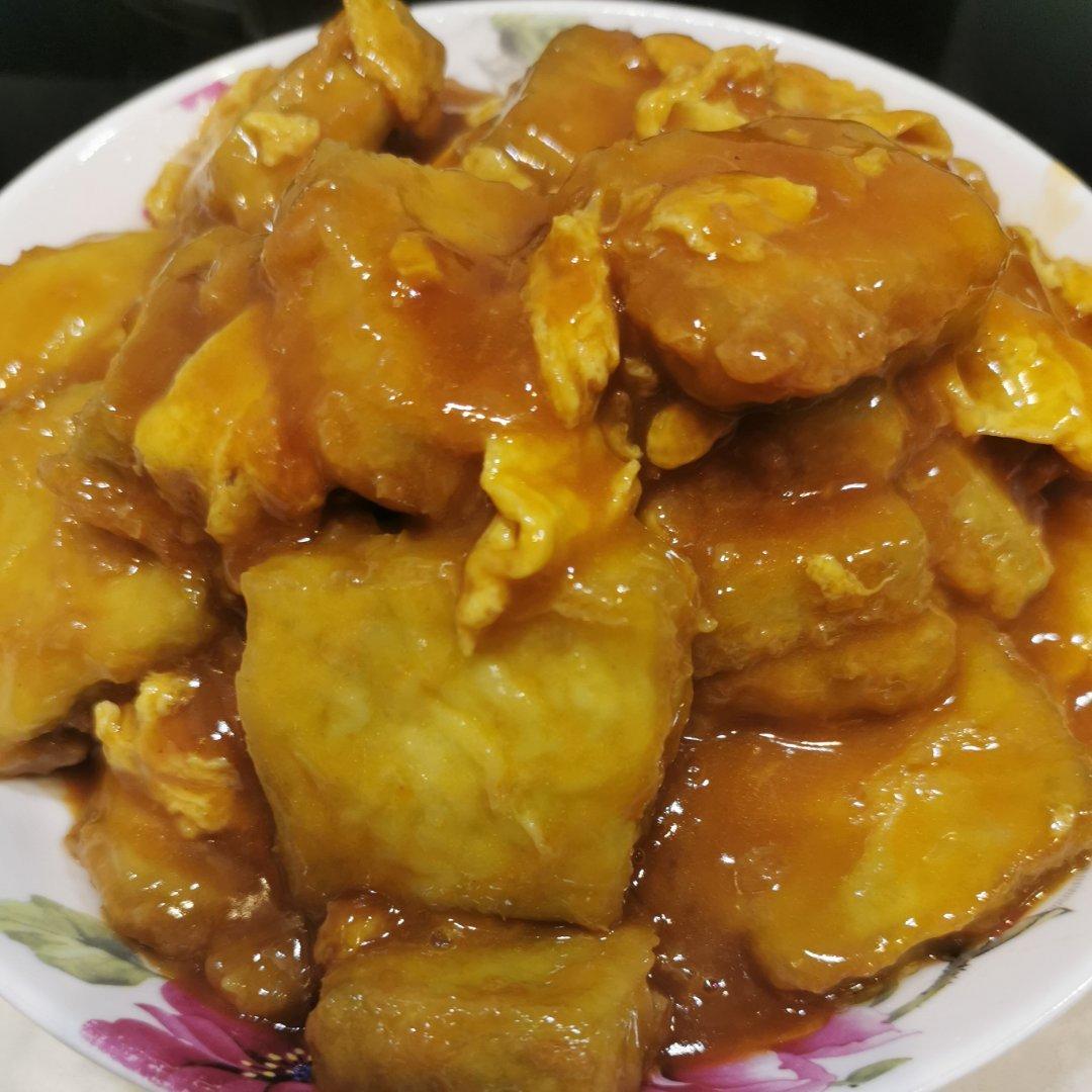 2块钱的糖醋香煎豆腐🔥给肉都不换㊙️巨好吃