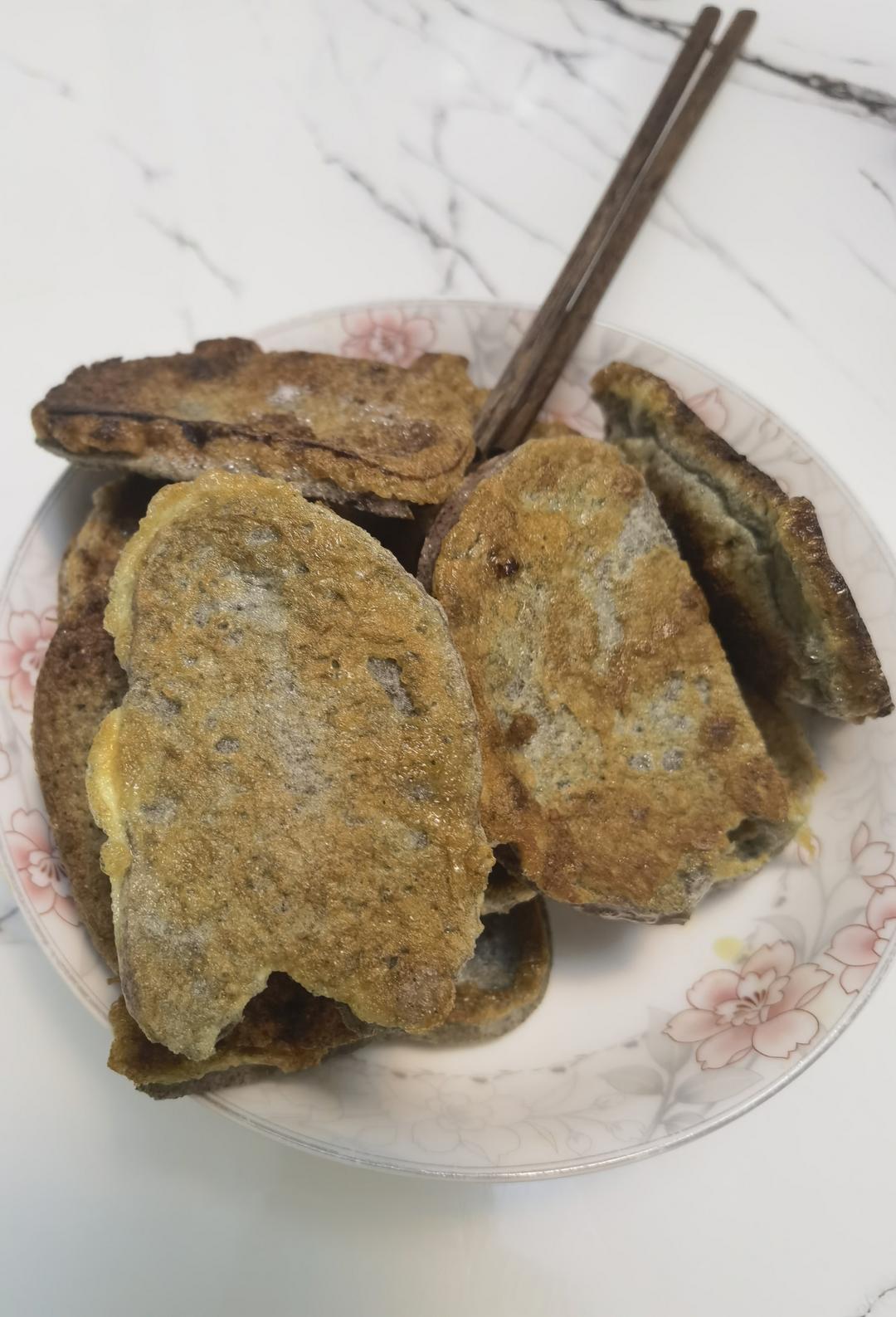 油炸黄金鸡蛋馒头片