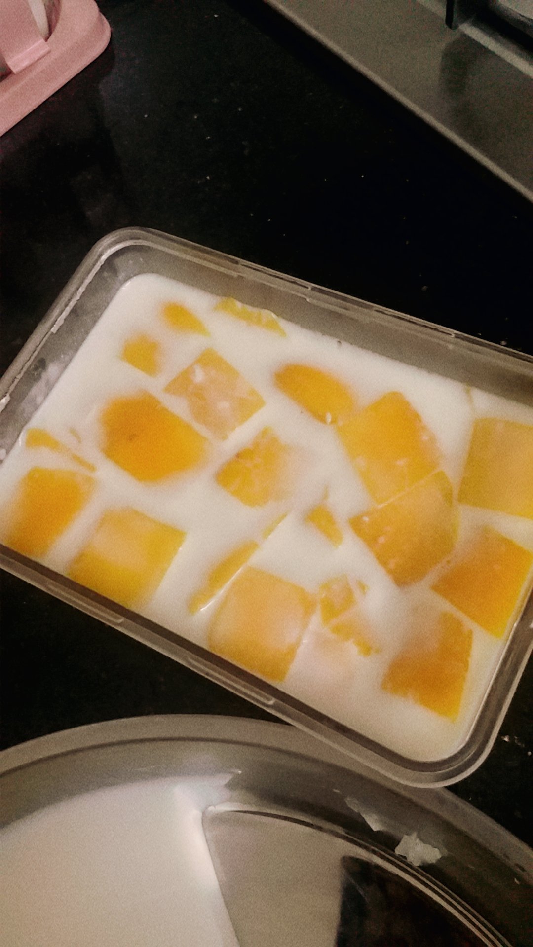超简单芒果椰汁糕