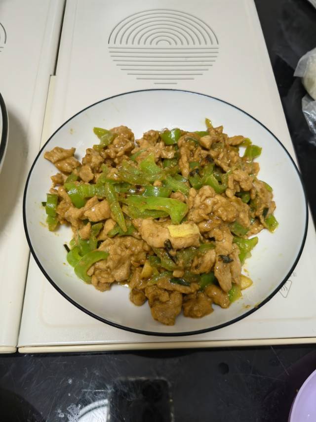 青椒炒肉丝