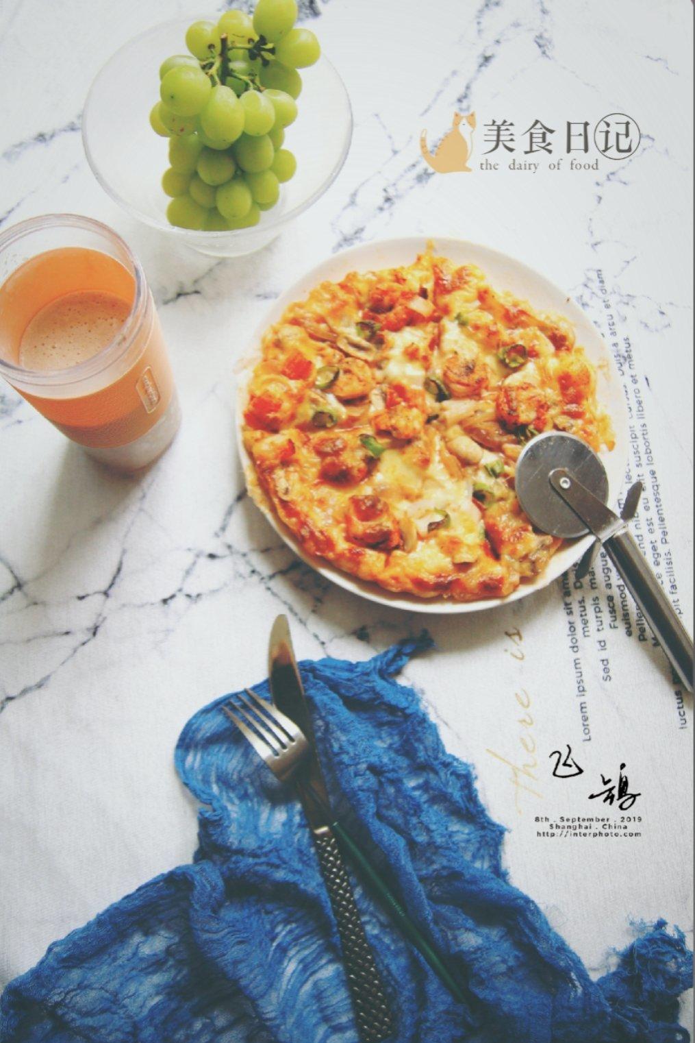 零失败 快手 鲜虾披萨（冷藏发酵）