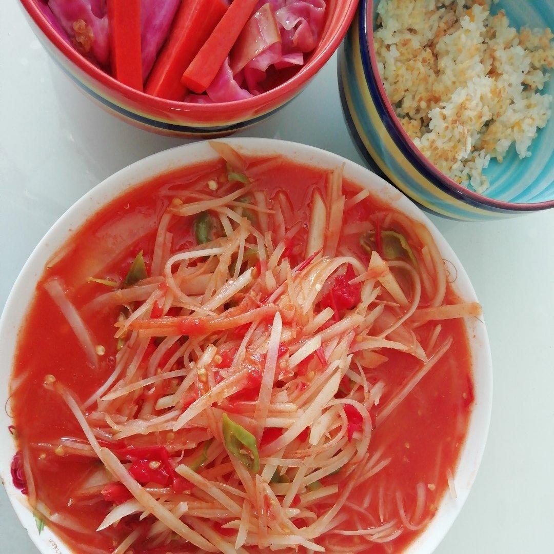 超下饭-土豆丝拌面