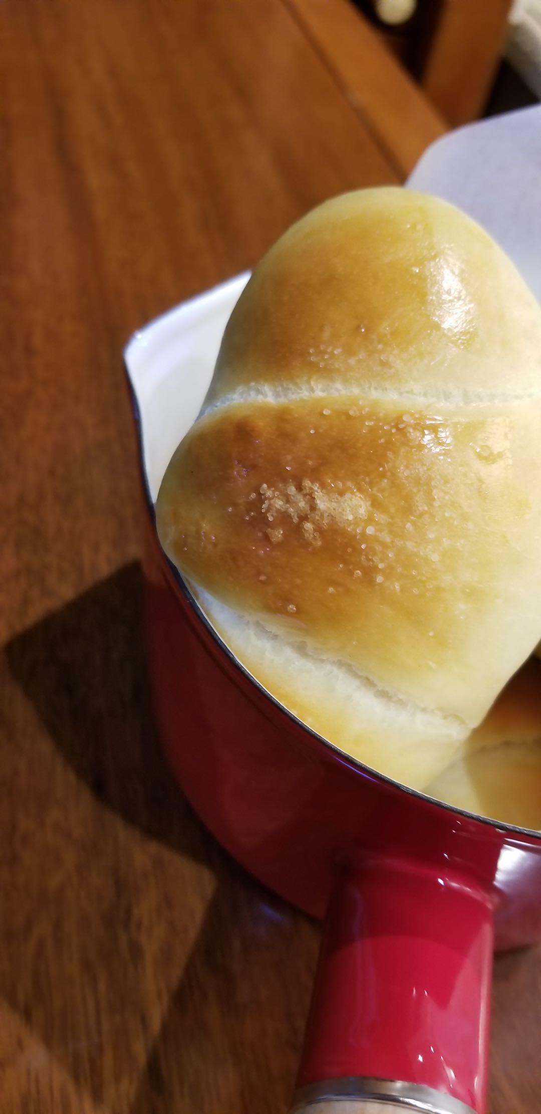 日式海盐牛角面包