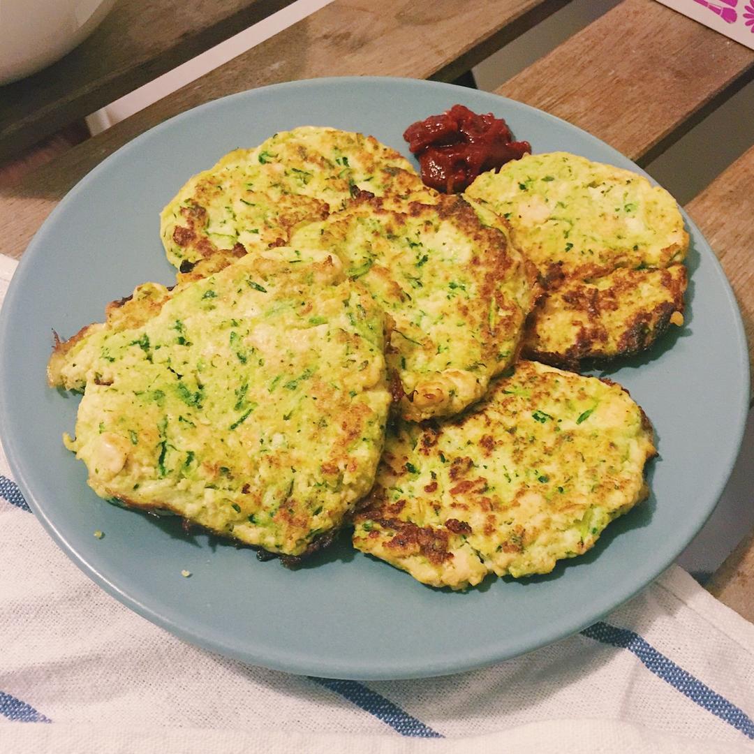 西葫芦豆腐小厚饼