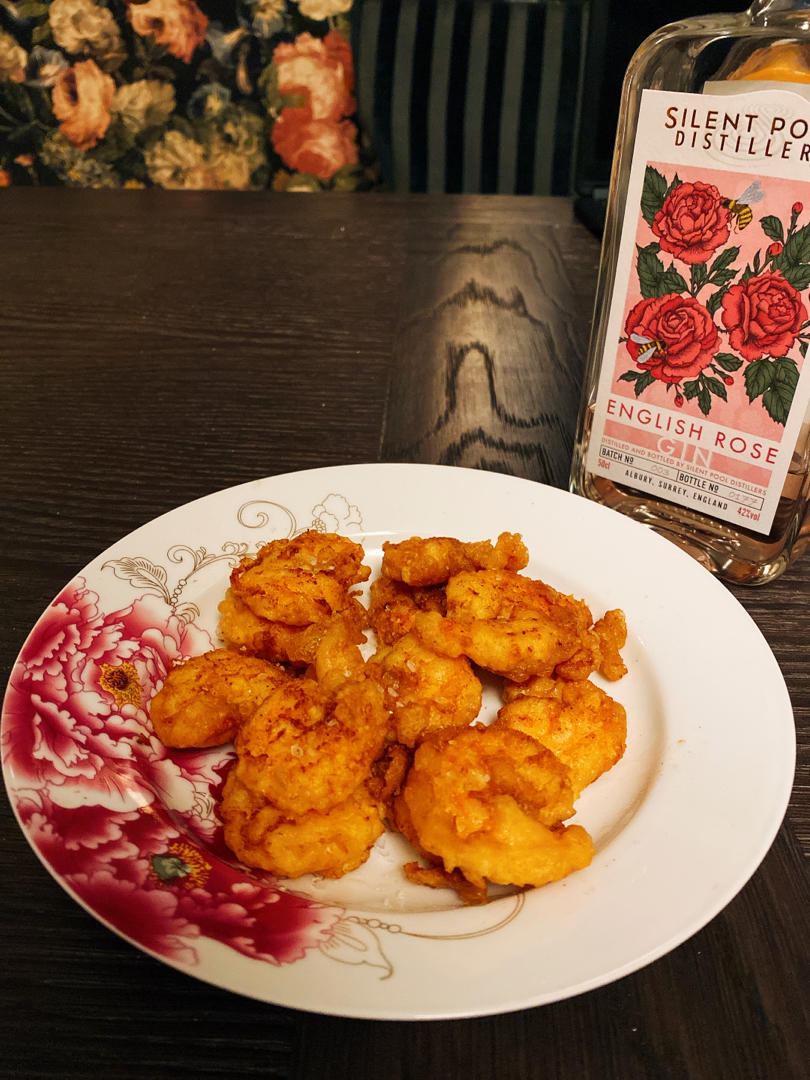 🔥吮指椒盐虾仁，完全不需要厨艺‼️