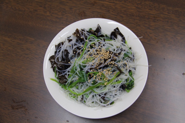 粉丝炝菠菜