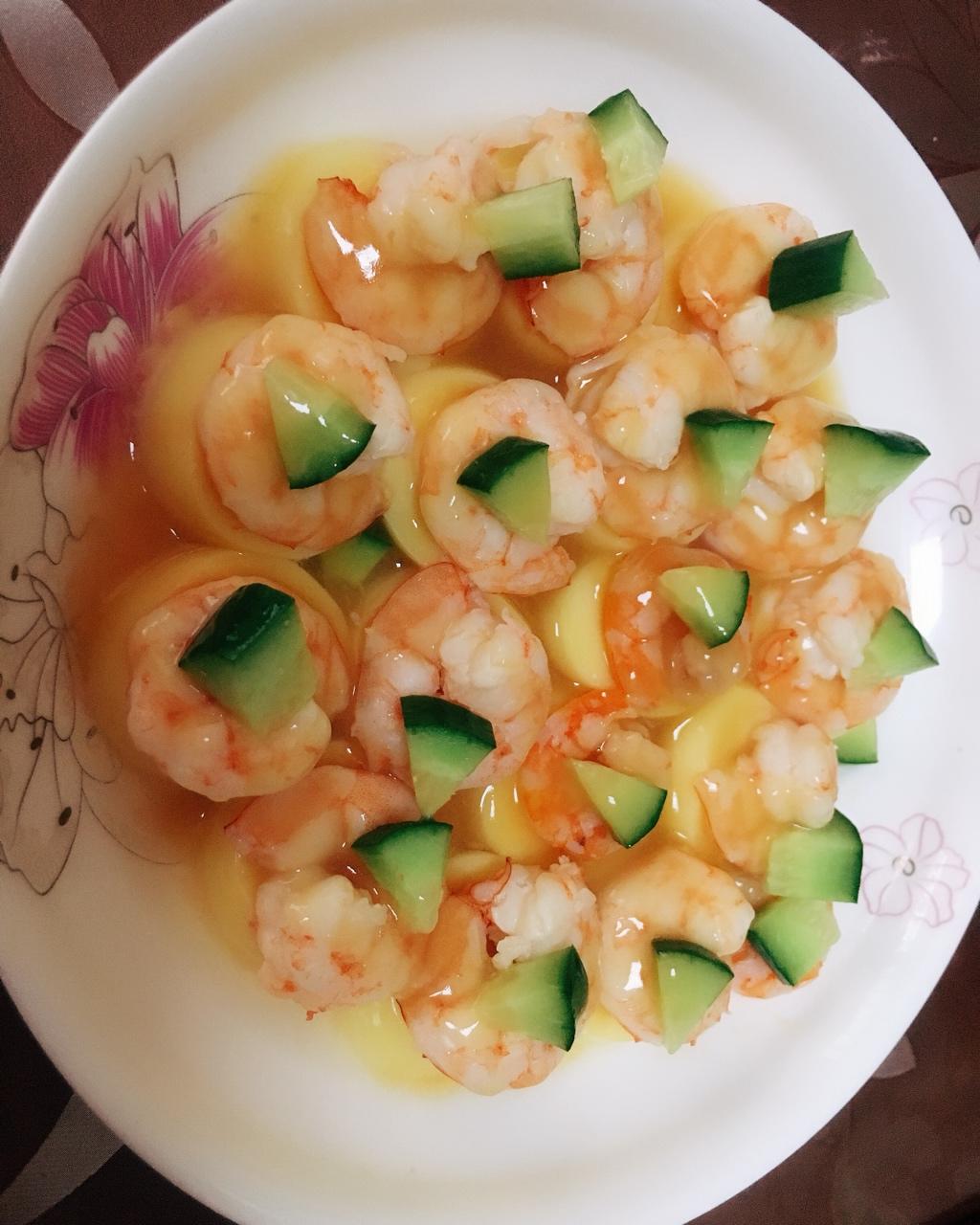 日本豆腐蒸虾仁