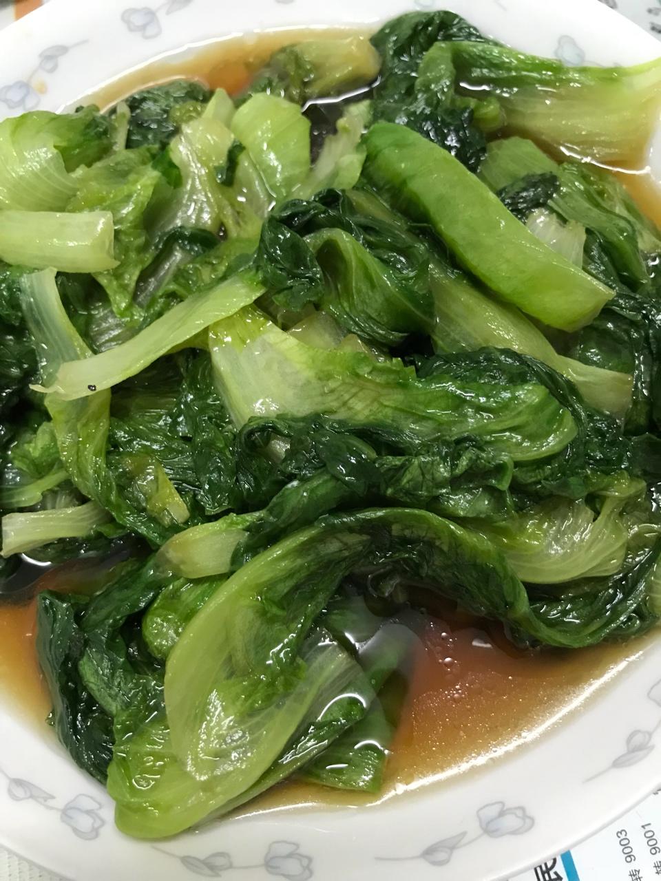白灼西生菜
