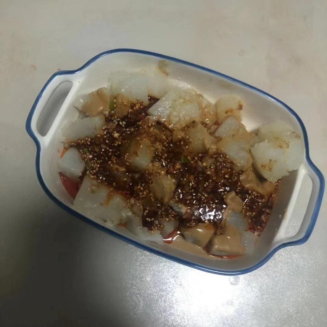 超好吃的东北煎焖子