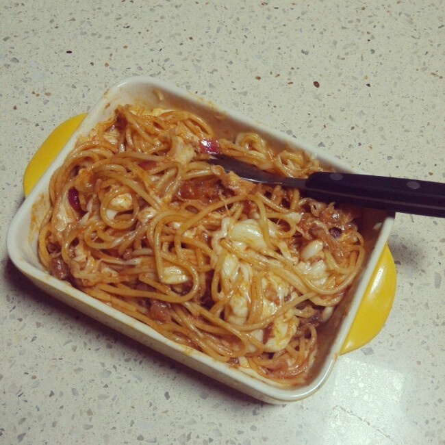 芝士肉酱焗意面