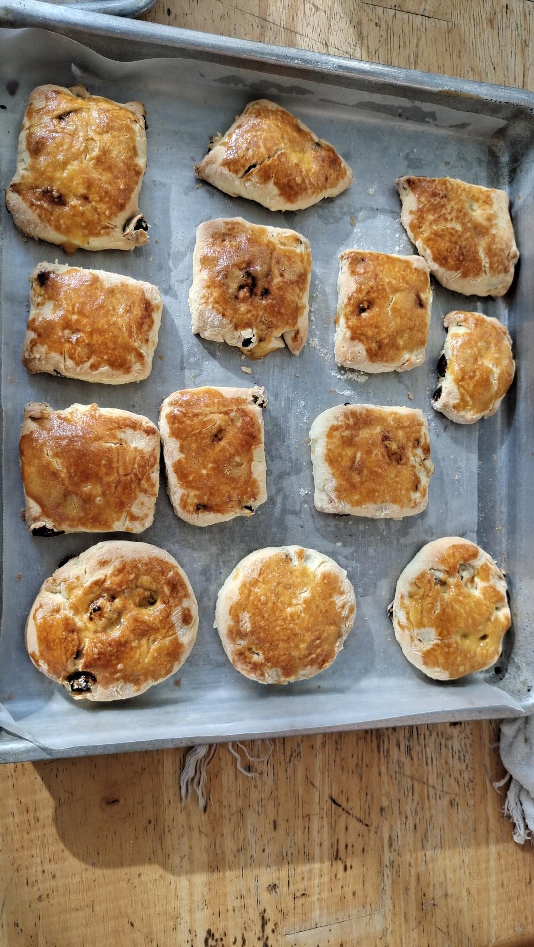 消耗淡奶油的司康