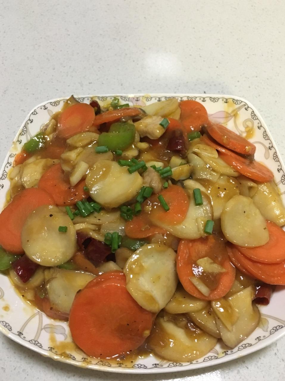 老丁的私房菜-美极杏鲍菇