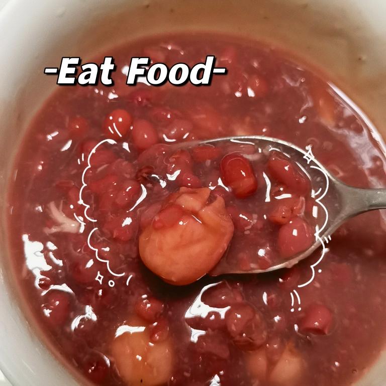 醇香浓厚的红豆莲子粥