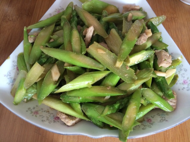 芦笋炒肉