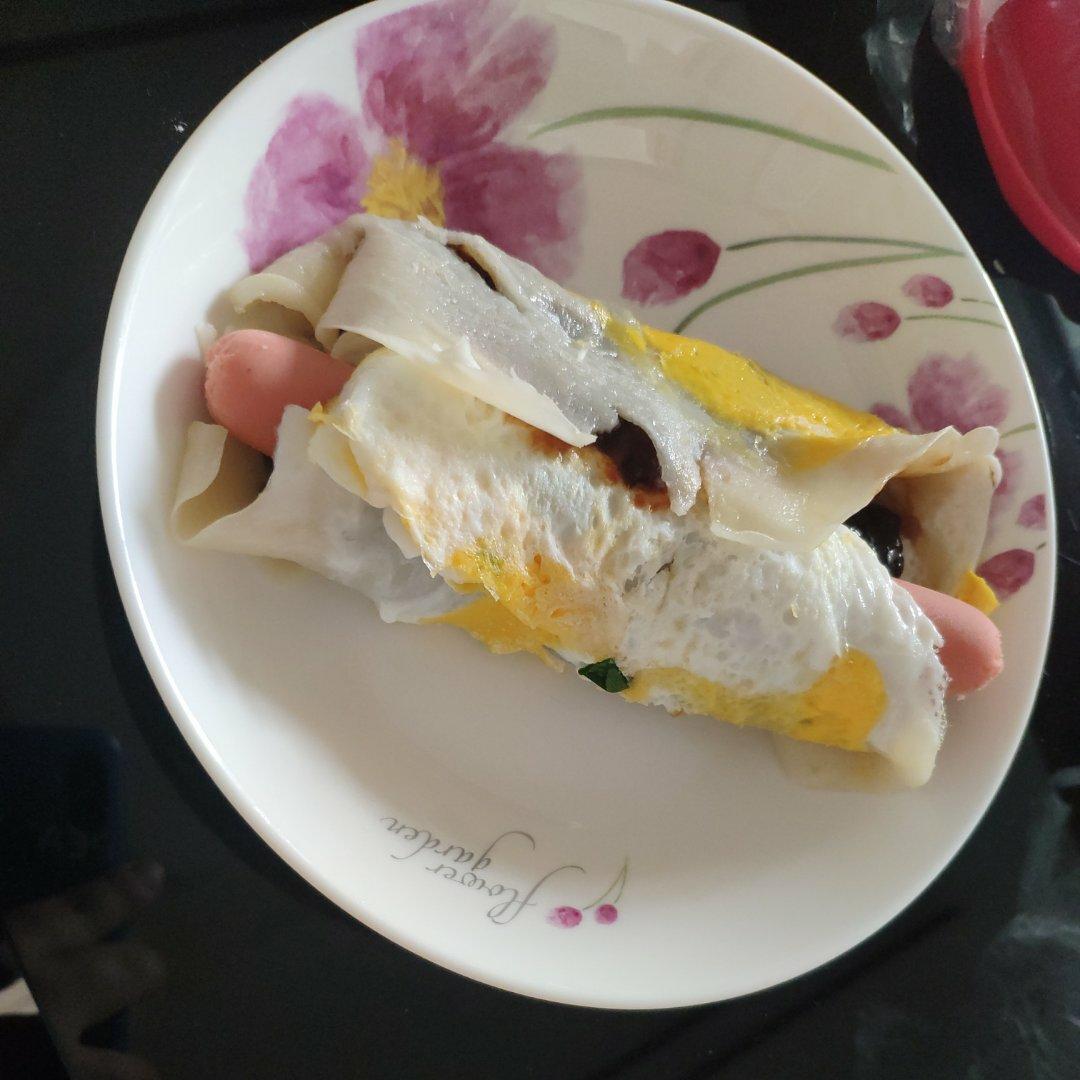 苏州传统美食：苏式蛋饼-小时候的味道