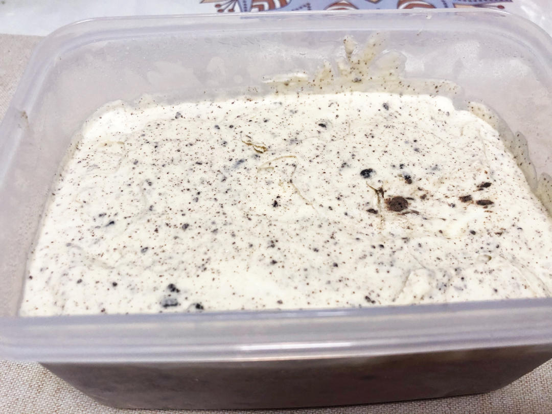 消耗淡奶油 自制奥利奥奶油冰淇淋🍦