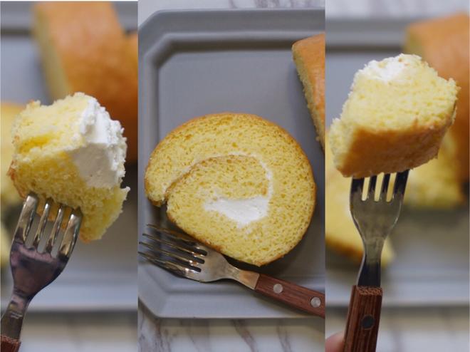超低卡蛋糕卷 无油无奶油 海绵蛋糕手法的做法