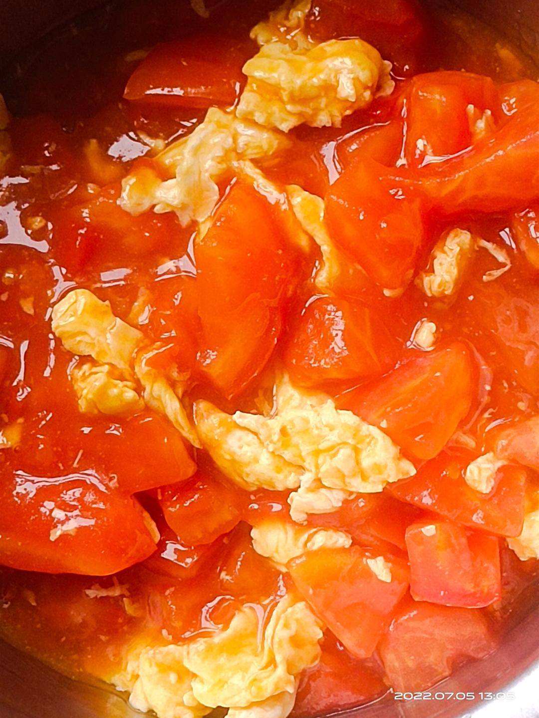 简单美味❗️好吃到舔盘的番茄炒蛋拌饭