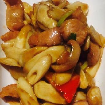 杏鲍菇炒肉片