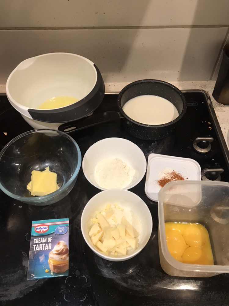 三重芝士舒芙蕾 Tripple cheese soufflé的做法 步骤1