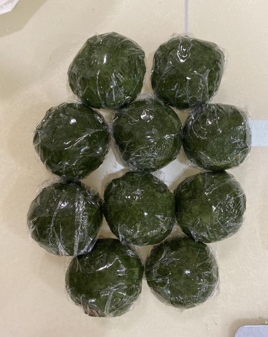 《Tinrry+》咸蛋黄肉松青团+红豆沙青团