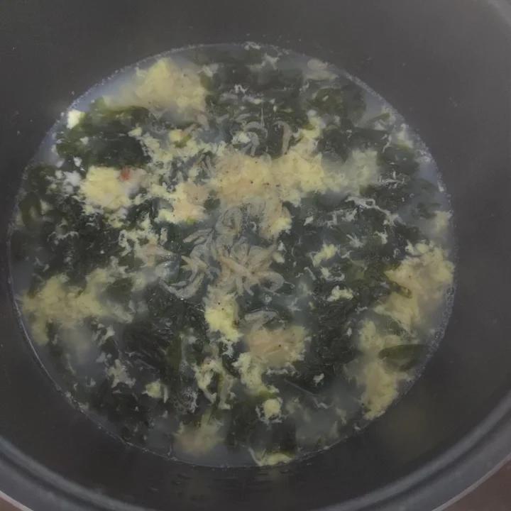 5分钟做成紫菜蛋花汤