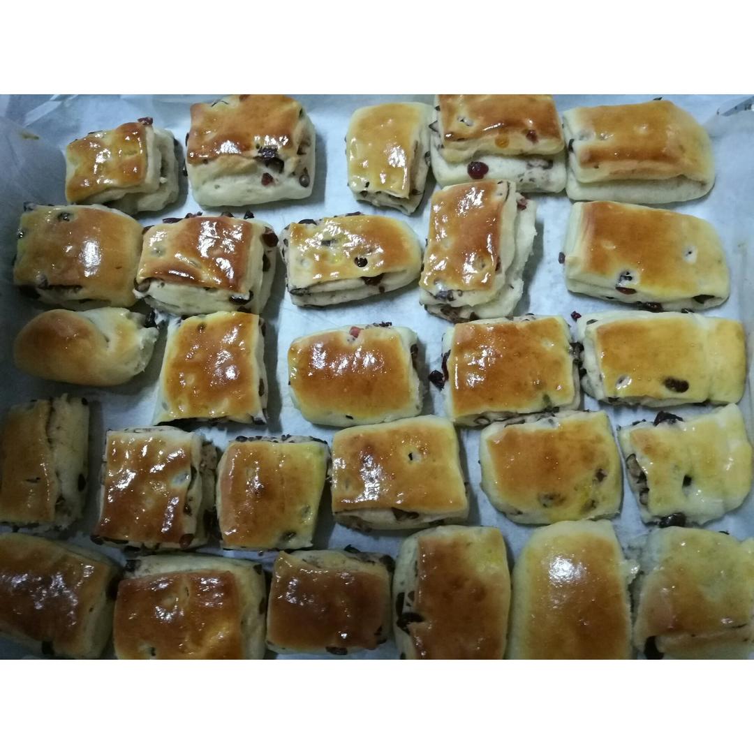 蔓越莓优格小面包块