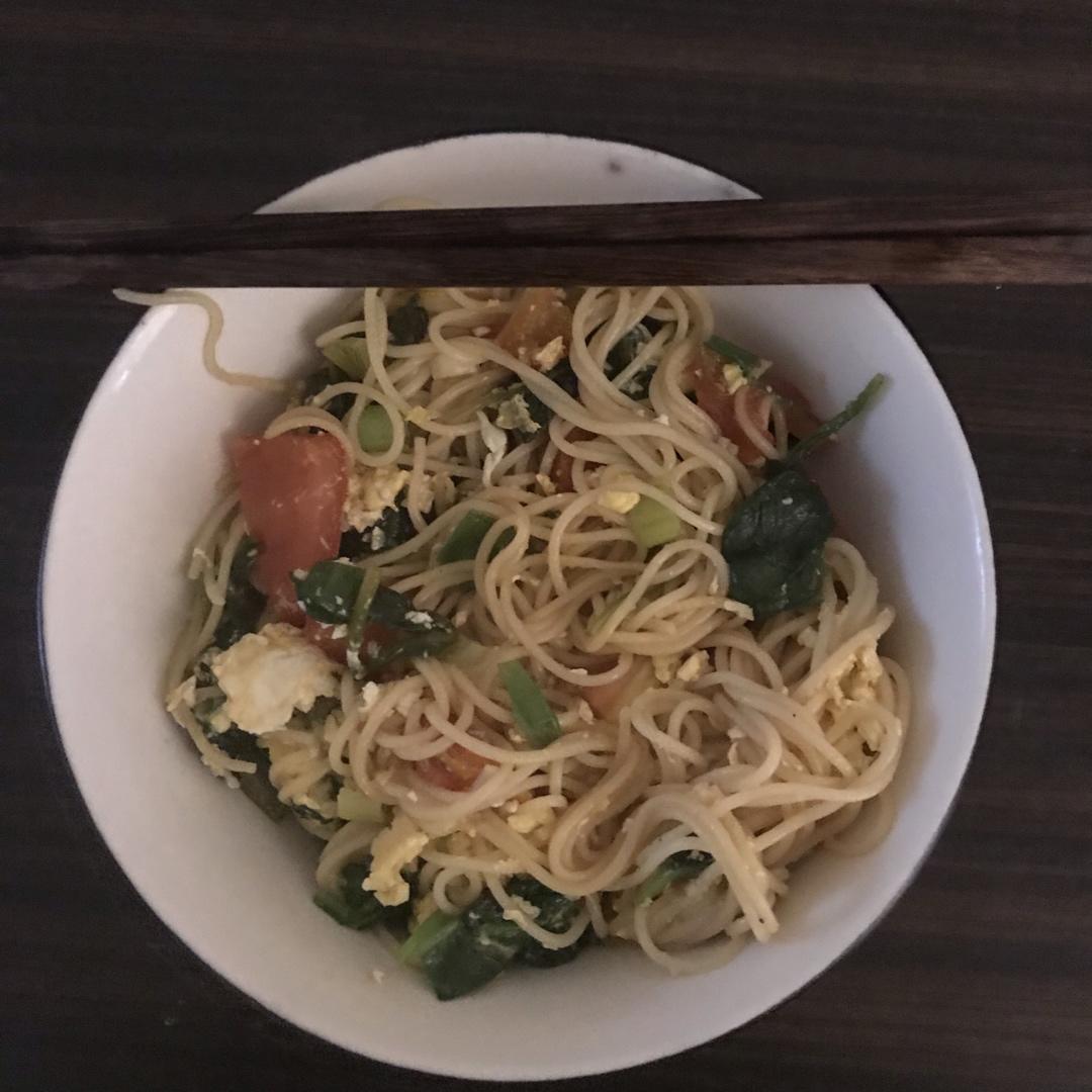 虾仁西红柿热汤面丨健康·三餐<好好吃饭8>