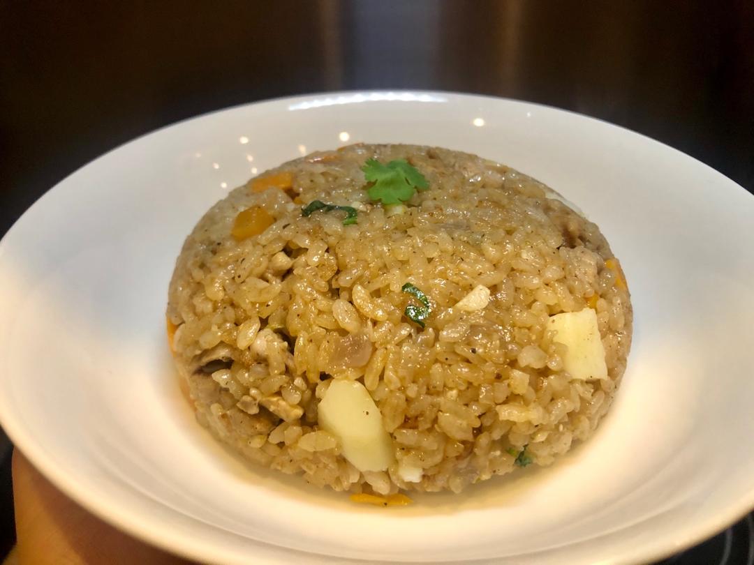 【健康三餐】香喷喷孜然鸡肉闷饭