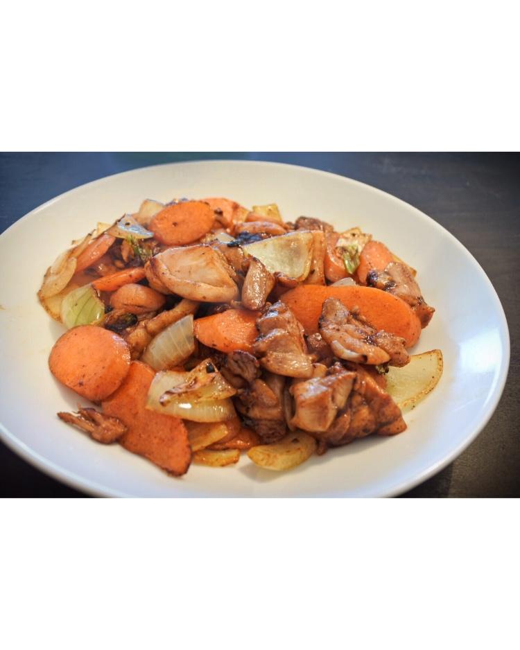 辣炒鸡腿肉 Spicy Fried Chicken