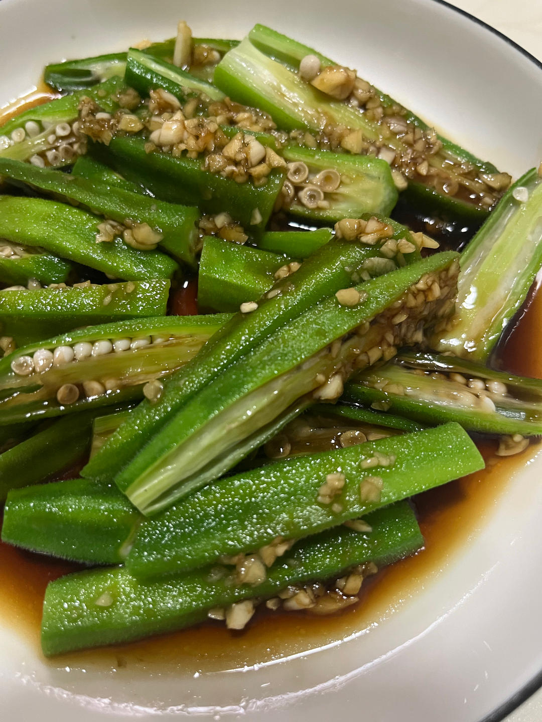 凉拌秋葵