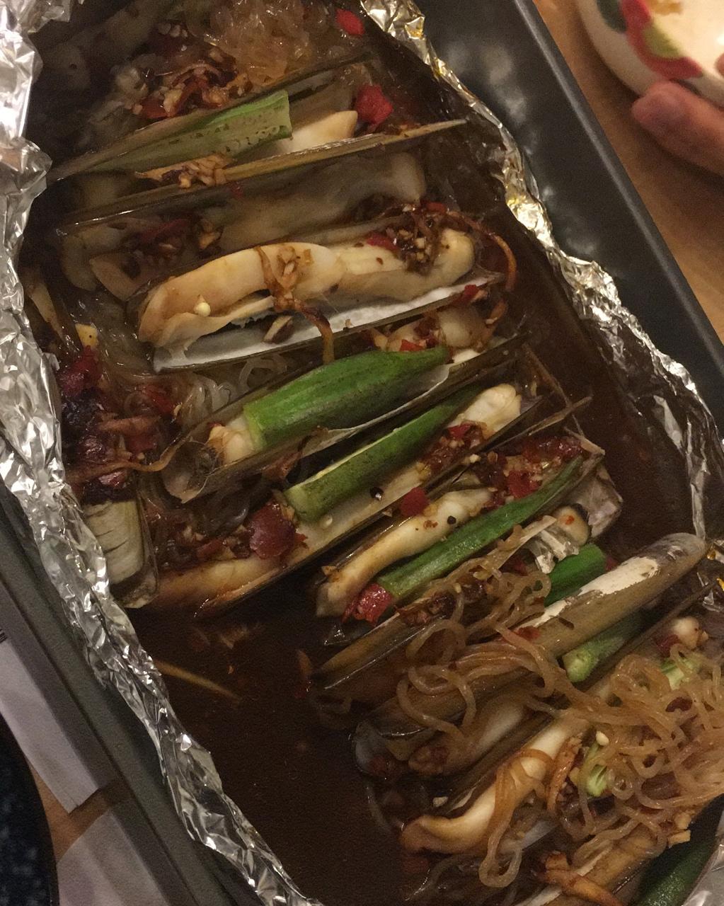 锡纸花甲/锡纸蛏子【曼食慢语】