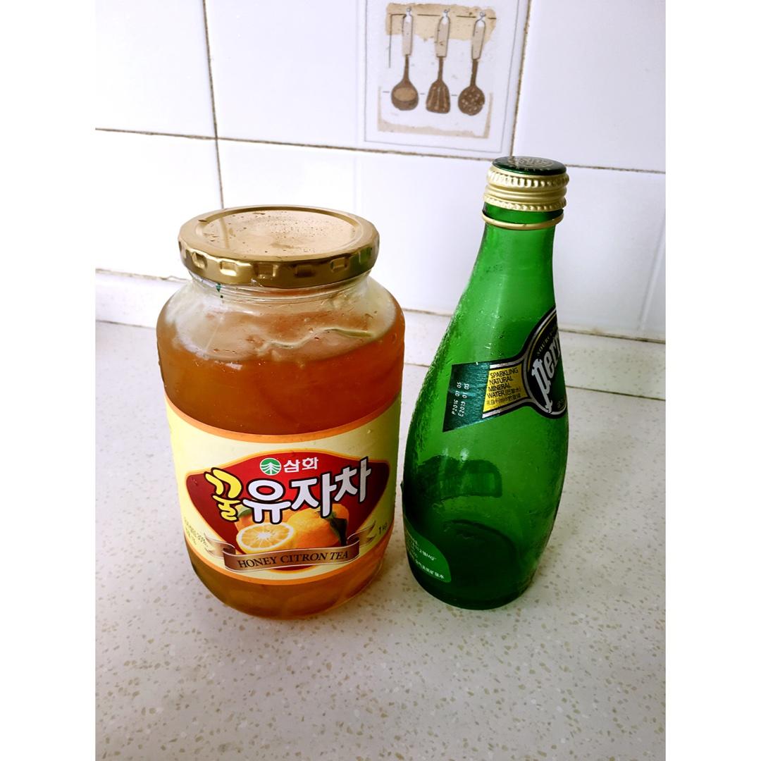 金桔柚子苏打汽水的做法 步骤1