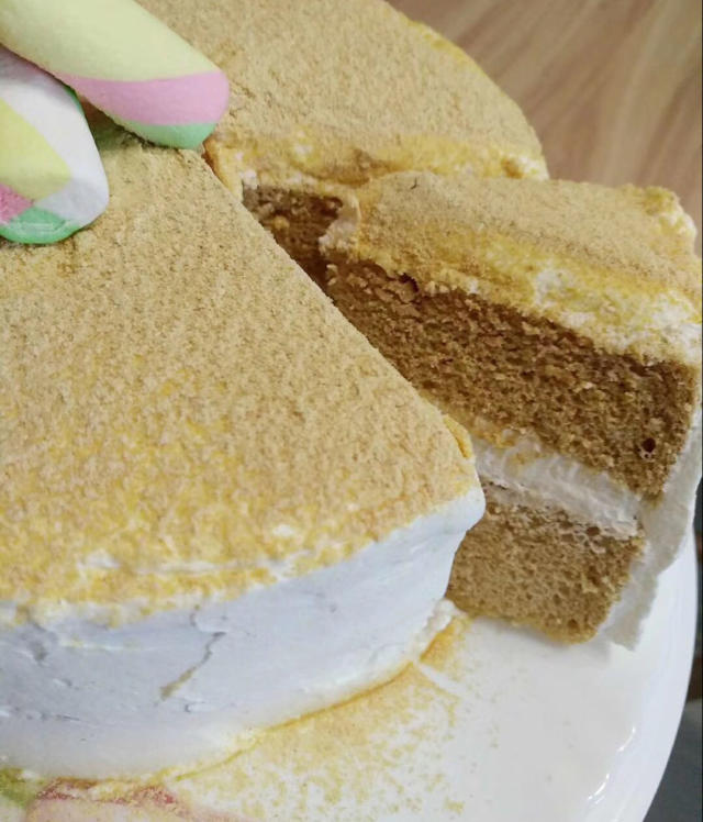 黄豆粉戚风蛋糕