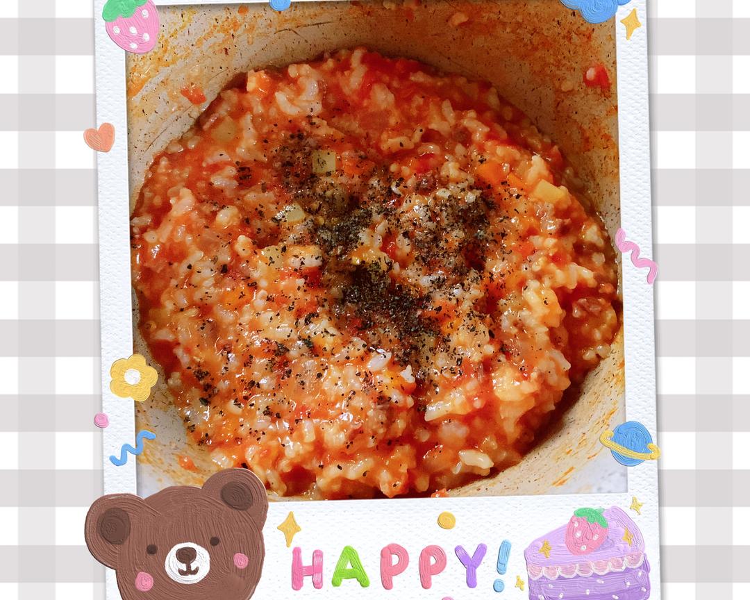 宝宝的罗宋汤烩饭的做法