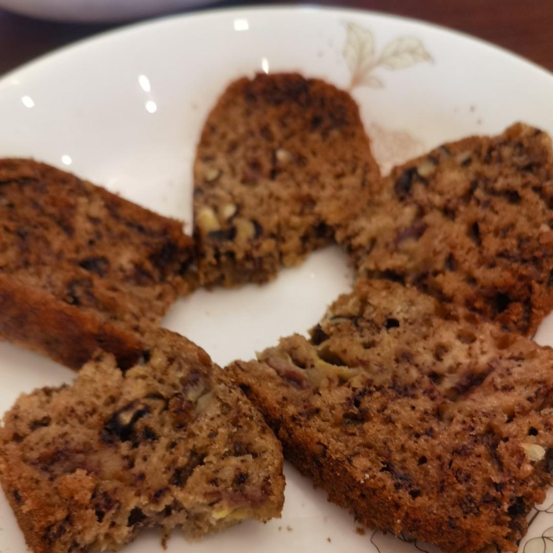 简易版香蕉核桃蛋糕