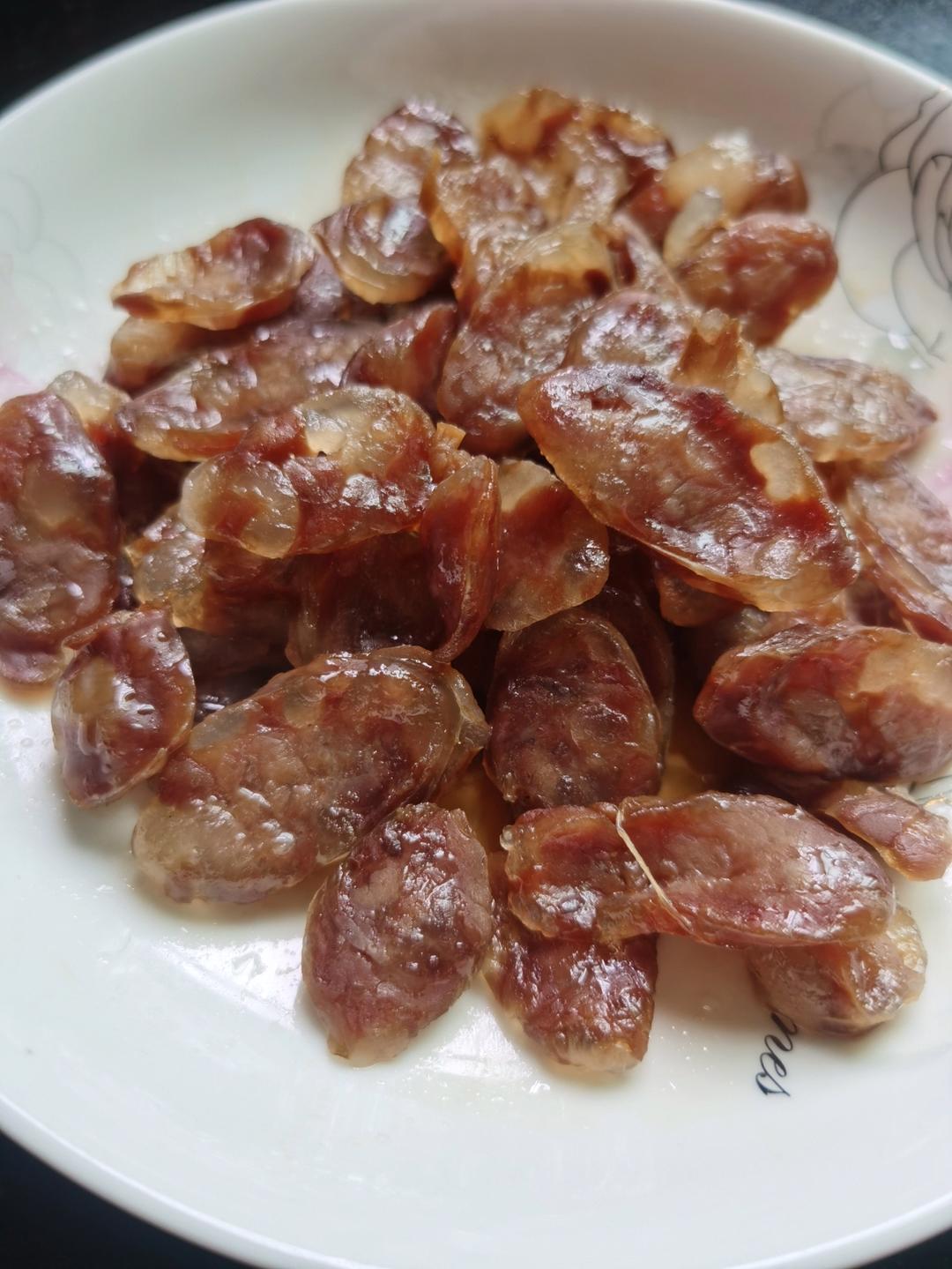 自制广式腊肠（附最快手刮肠衣）