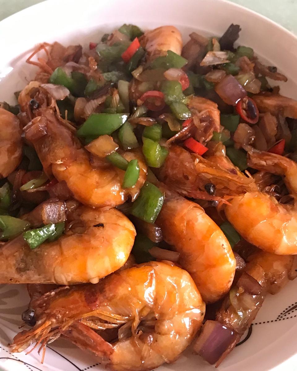 椒盐虾(酥脆到掉渣)