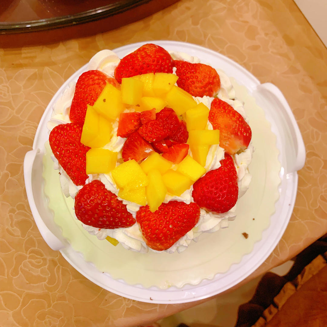 简单易做的巧克力生日蛋糕（6寸）